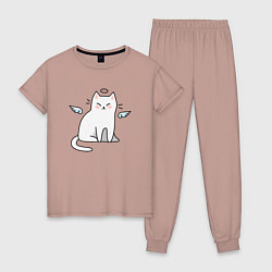 Женская пижама КОТИК АНГЕЛ CAT ANGEL