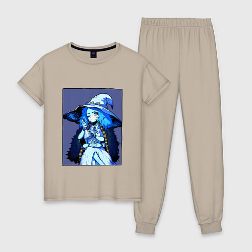 Женская пижама Ранни с бутылочкой Elden Ring / Миндальный – фото 1