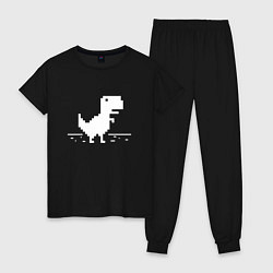 Женская пижама Chrome t-rex