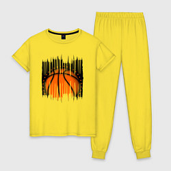 Женская пижама Баскетбольный мяч в разрыве