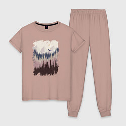 Женская пижама Дикая природа
