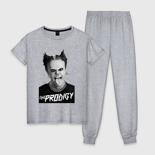 Женская пижама The Prodigy - firestarter / Меланж – фото 1