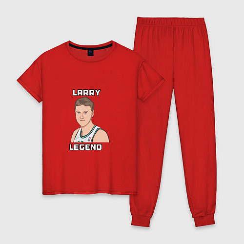 Женская пижама Larry Legend / Красный – фото 1