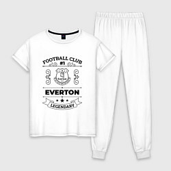 Женская пижама Everton: Football Club Number 1 Legendary