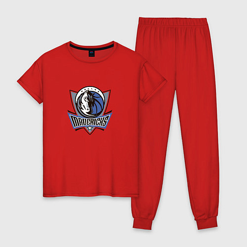 Женская пижама Даллас Маверикс NBA / Красный – фото 1