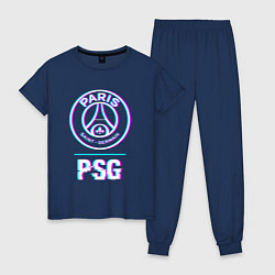 Женская пижама PSG FC в стиле Glitch