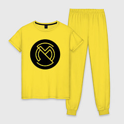 Пижама хлопковая женская Paraspectral - Rotersand и Stigmata, цвет: желтый