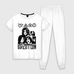 Женская пижама Led Zeppelin Black