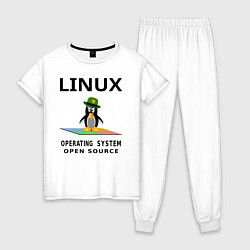 Женская пижама Пингвин линукс