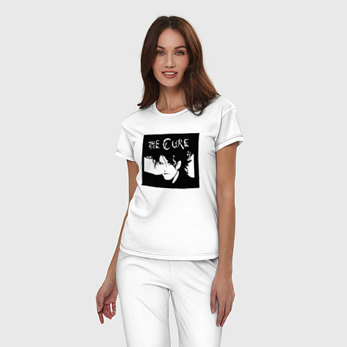 Женская пижама The Cure Роберт Смит / Белый – фото 3