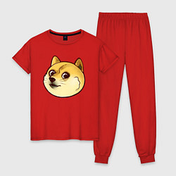 Женская пижама Маленький щеночек Доге