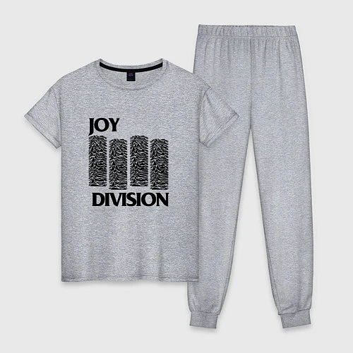 Женская пижама Joy Division - rock / Меланж – фото 1