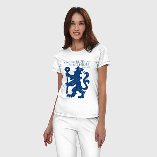 Женская пижама FC Chelsea Lion / Белый – фото 3