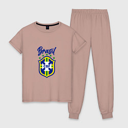 Женская пижама Brasil Football