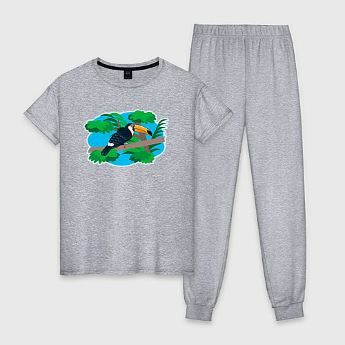 Женская пижама Тукaн / Меланж – фото 1