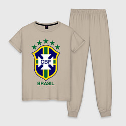 Женская пижама Brasil CBF