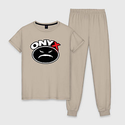 Женская пижама Onyx - black logo