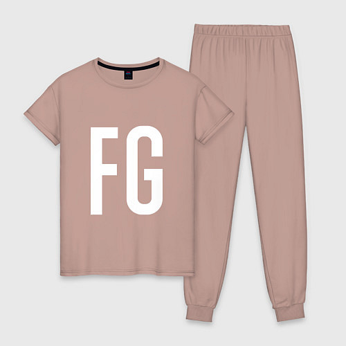 Женская пижама FG - BTS / Пыльно-розовый – фото 1