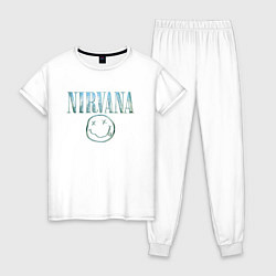 Женская пижама Nirvana - смайлик