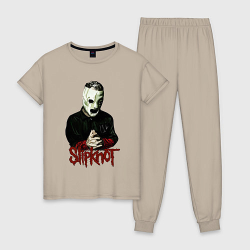 Женская пижама Slipknot mask / Миндальный – фото 1