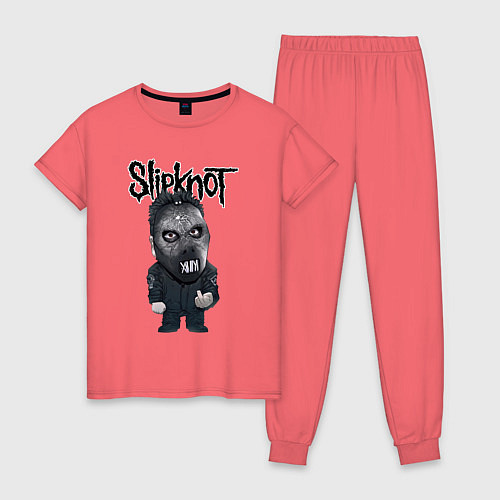 Женская пижама Седьмой Slipknot / Коралловый – фото 1