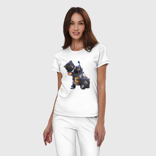 Женская пижама Мега рыцарь / Белый – фото 3