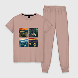 Женская пижама Edvard Munch