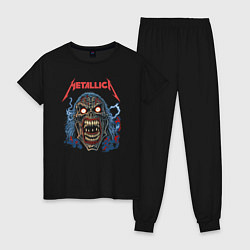 Женская пижама Metallica skull