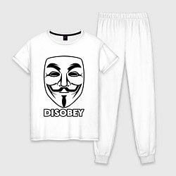 Женская пижама Guy Fawkes - disobey