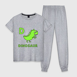 Женская пижама Dinosaur D