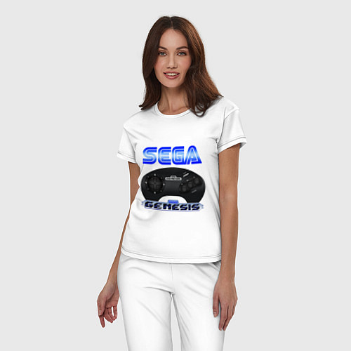 Женская пижама Sega genesis joystick / Белый – фото 3