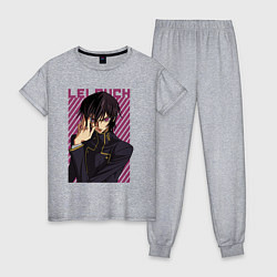 Женская пижама Лелуш Черный принц