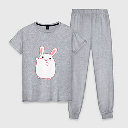 Женская пижама Круглый кролик