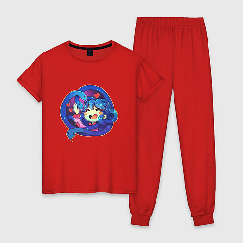 Женская пижама Csgo - Baby Medusa / Красный – фото 1