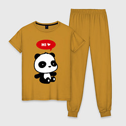 Женская пижама Милый маленький пандёныш