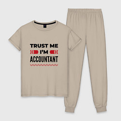 Женская пижама Trust me - Im accountant