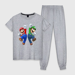 Женская пижама Марио и Луиджи