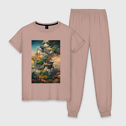 Женская пижама Фантастический пейзаж