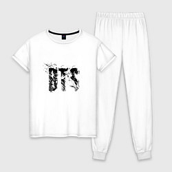 Женская пижама BTS logo