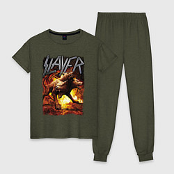 Женская пижама Slayer rock