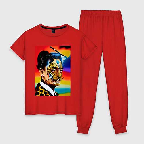 Женская пижама Salvador Dali: Art / Красный – фото 1