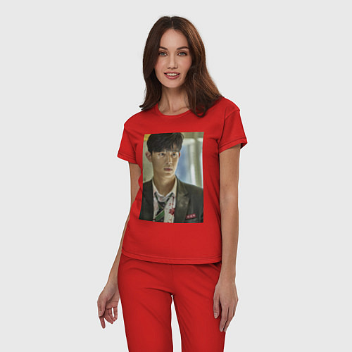 Женская пижама Ли Су-Хёк / Красный – фото 3