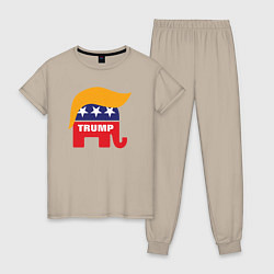 Женская пижама Trump elephant