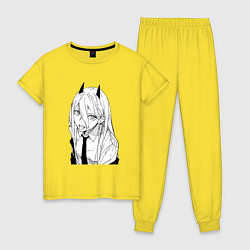 Женская пижама Пауэр с рожками - человек бензопила