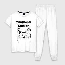 Женская пижама Thousand Foot Krutch - rock cat