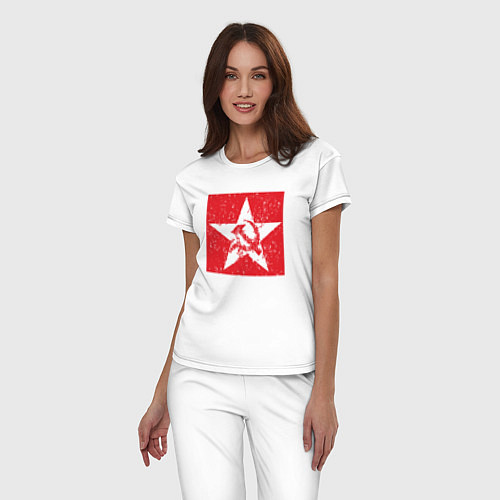 Женская пижама Star USSR / Белый – фото 3