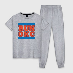 Женская пижама Run Oklahoma City Thunder
