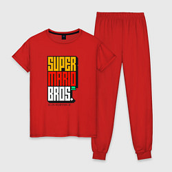 Женская пижама Братья Супер Марио The Super Mario Bros