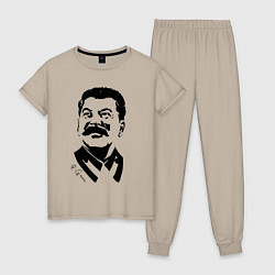 Женская пижама Сталин чб