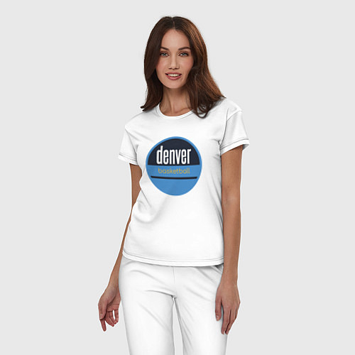 Женская пижама Denver Nuggets basketball / Белый – фото 3